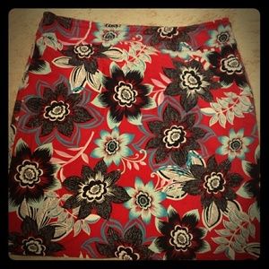 Talbots Flowered Skirt